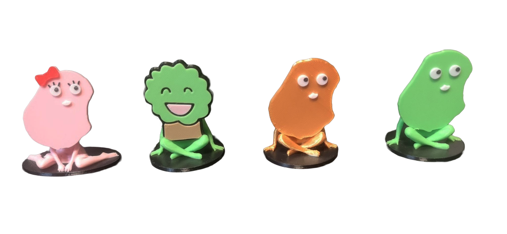 けやきくん・ナウルくんおすわりみにフィギュア